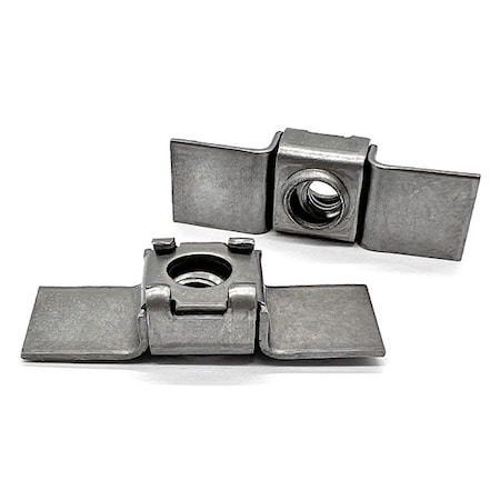 Boltsandnuts.Com 1/4"-20, Steel, 0.56 in Wd, 1-3/4 in Lg, 0.43 in Ht, 25 PK 25CRWNPL-25